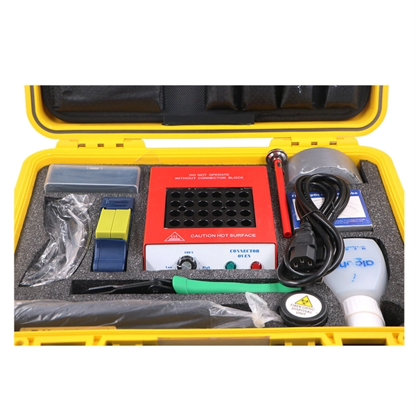 Single-mode multi-core fiber optic cables are used for surveillance purposes